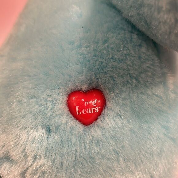 2002 Bedtime Bear Care Bears Play Along 10” Plush Blue Moon & Star Good Used Co… - Picture 8 of 10